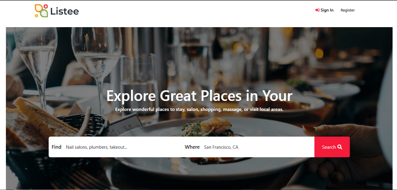 Multi-Category Listings UI (Jobs, Events, Real Estate)